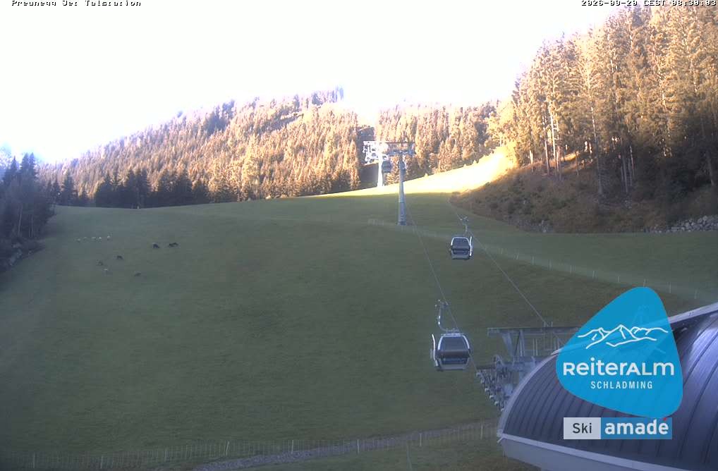 Archiv Foto Webcam Reiteralm - Talstation Preunegg