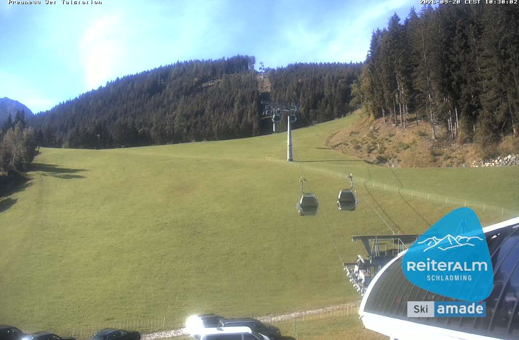 Archiv Foto Webcam Reiteralm - Talstation Preunegg
