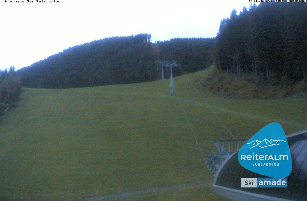 Archived image Webcam Reiteralm: Preunegg Jet Base Station