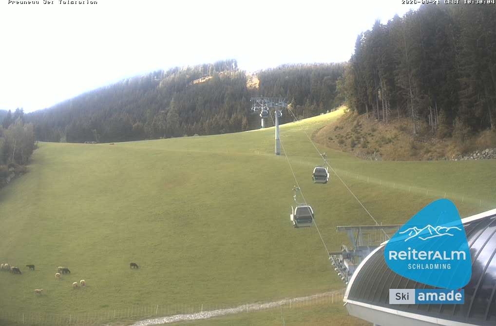 Archiv Foto Webcam Reiteralm - Talstation Preunegg