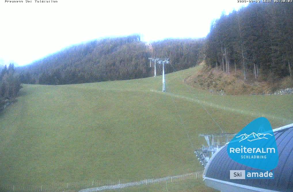 Archived image Webcam Reiteralm: Preunegg Jet Base Station