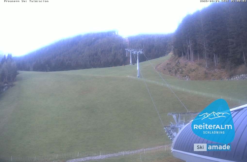 Archived image Webcam Reiteralm: Preunegg Jet Base Station