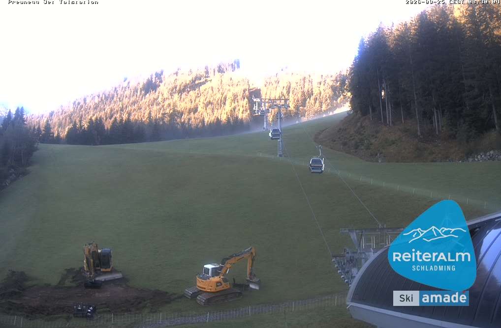Archiv Foto Webcam Reiteralm - Talstation Preunegg