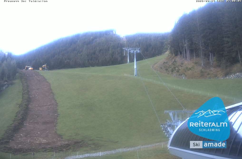 Archiv Foto Webcam Reiteralm - Talstation Preunegg