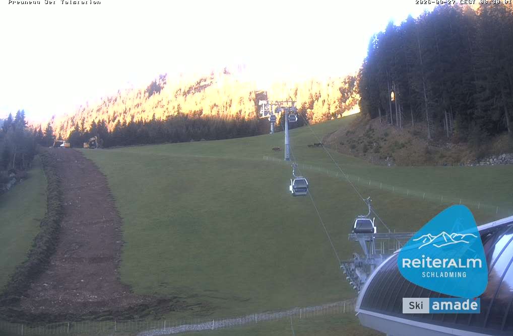 Archiv Foto Webcam Reiteralm - Talstation Preunegg