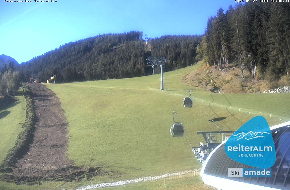 Archiv Foto Webcam Reiteralm - Talstation Preunegg