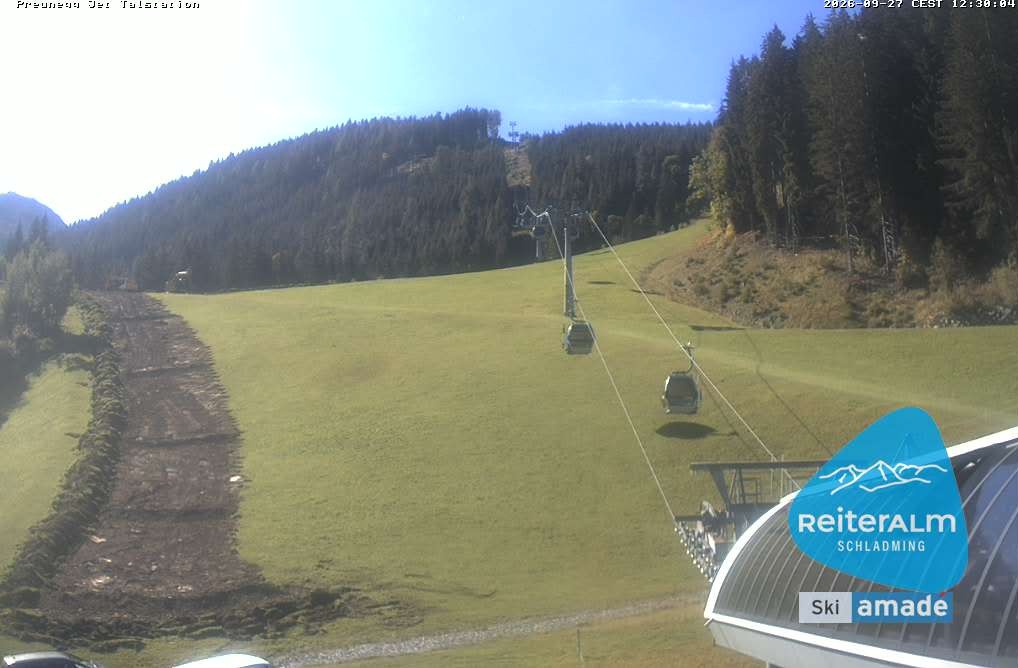 Archiv Foto Webcam Reiteralm - Talstation Preunegg