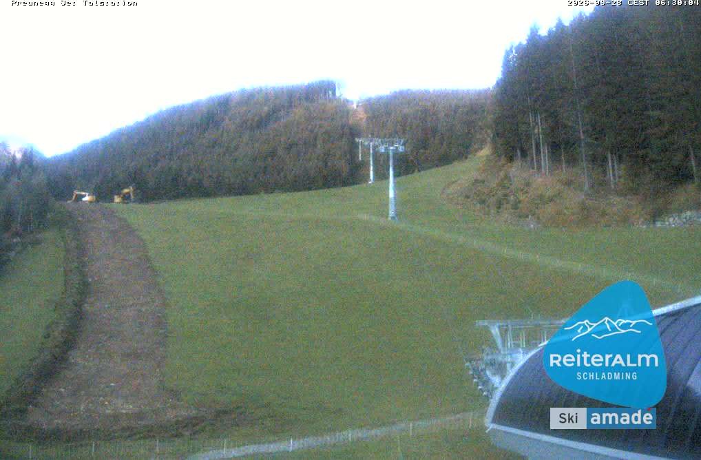 Archived image Webcam Reiteralm: Preunegg Jet Base Station