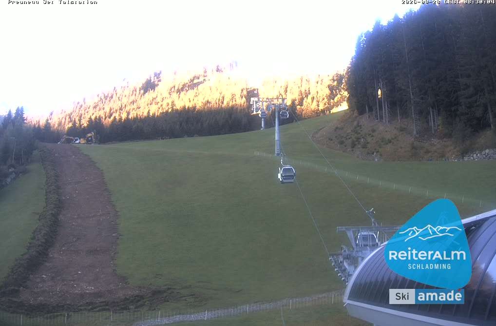 Archived image Webcam Reiteralm: Preunegg Jet Base Station