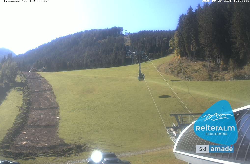 Archived image Webcam Reiteralm: Preunegg Jet Base Station