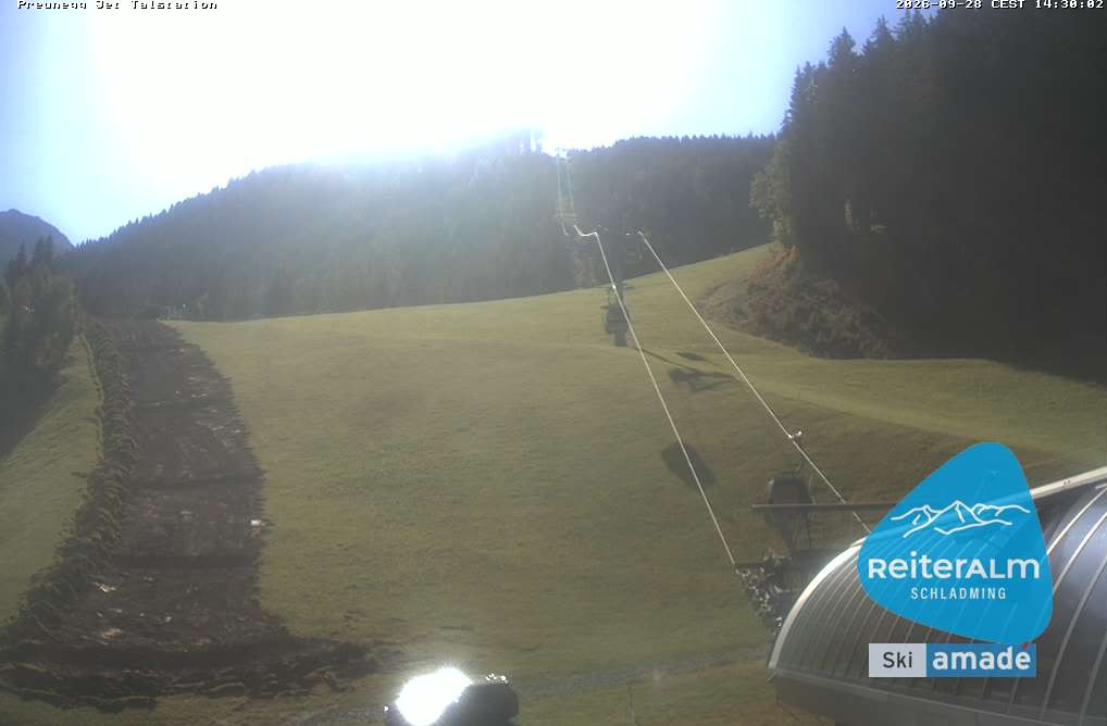Archived image Webcam Reiteralm: Preunegg Jet Base Station