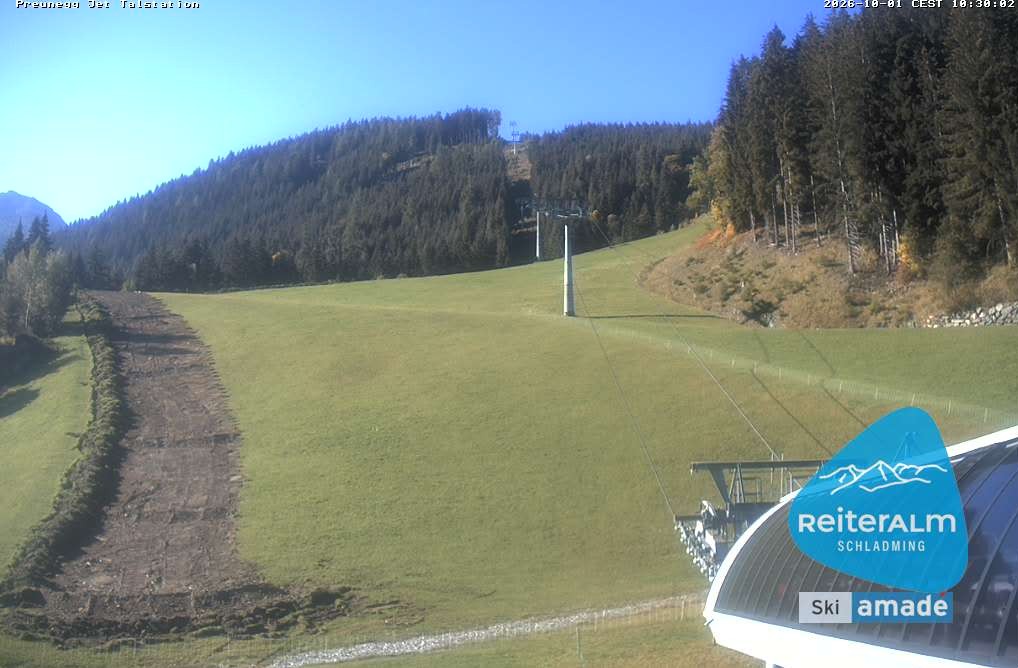 Archived image Webcam Reiteralm: Preunegg Jet Base Station