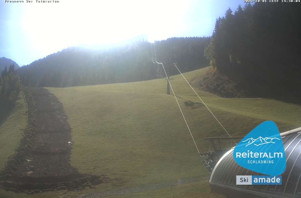Archived image Webcam Reiteralm: Preunegg Jet Base Station