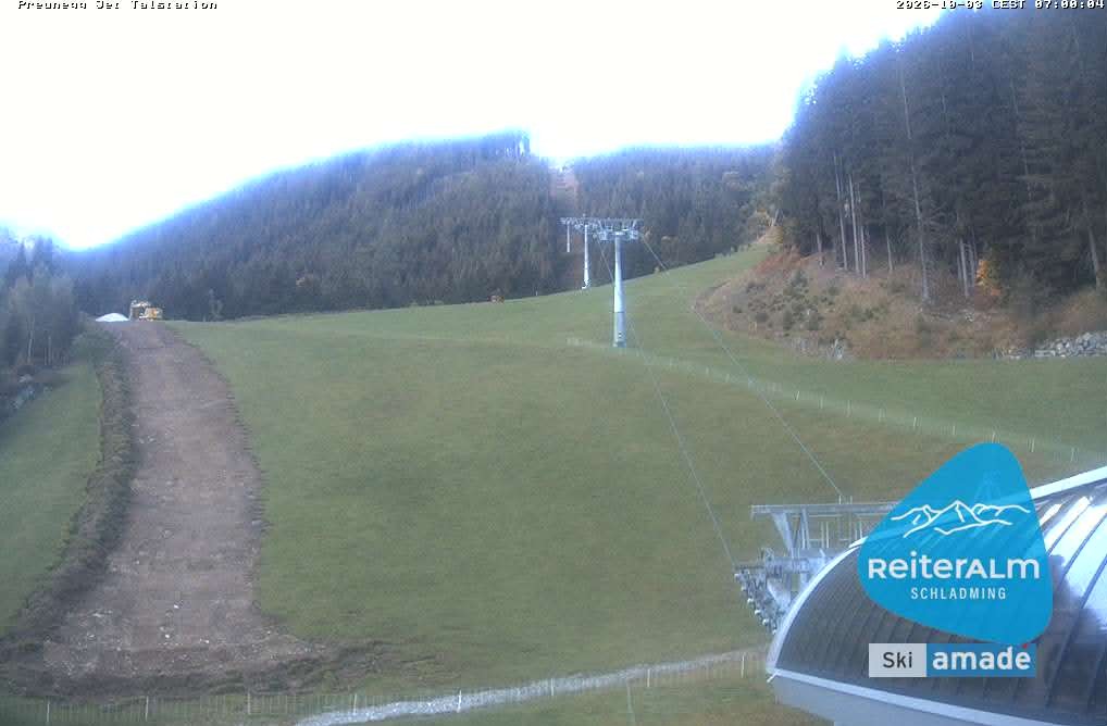 Archiv Foto Webcam Reiteralm - Talstation Preunegg
