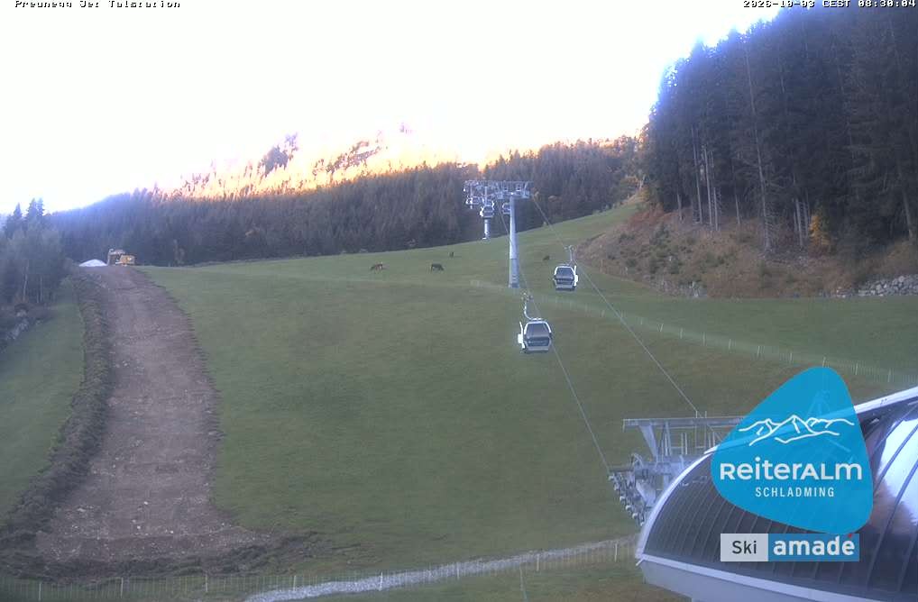 Archiv Foto Webcam Reiteralm - Talstation Preunegg