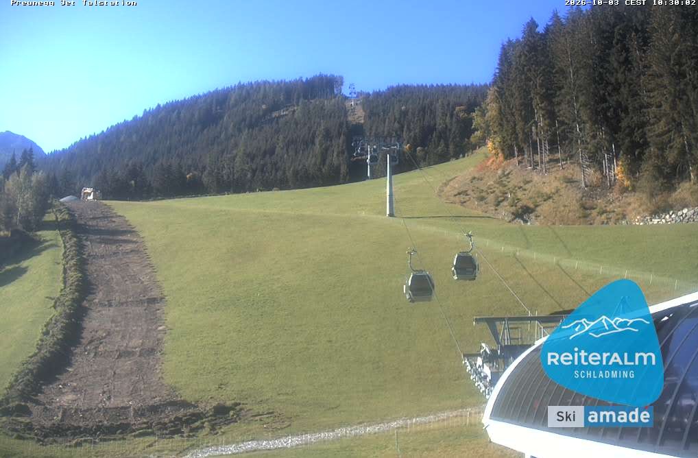 Archiv Foto Webcam Reiteralm - Talstation Preunegg