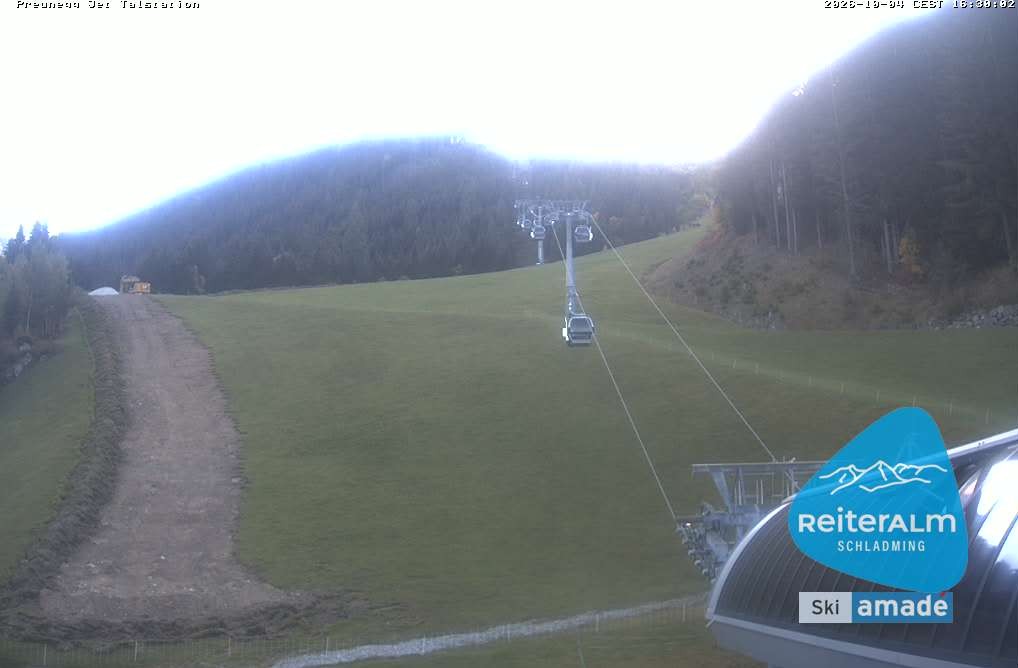 Archived image Webcam Reiteralm: Preunegg Jet Base Station