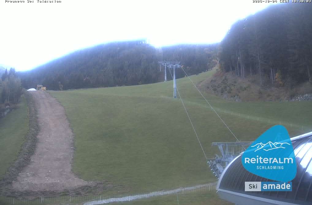Archived image Webcam Reiteralm: Preunegg Jet Base Station