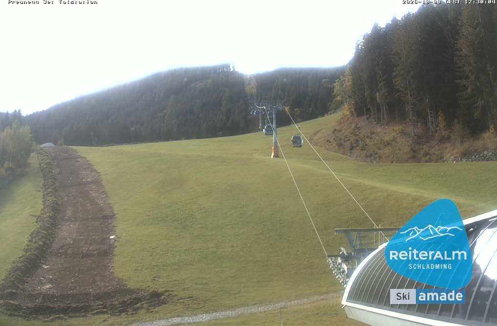 Archived image Webcam Reiteralm: Preunegg Jet Base Station