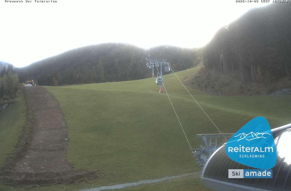 Archived image Webcam Reiteralm: Preunegg Jet Base Station