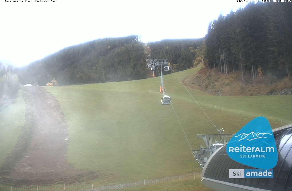 Archiv Foto Webcam Reiteralm - Talstation Preunegg