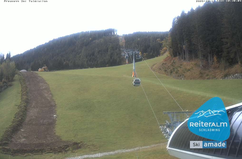 Archiv Foto Webcam Reiteralm - Talstation Preunegg