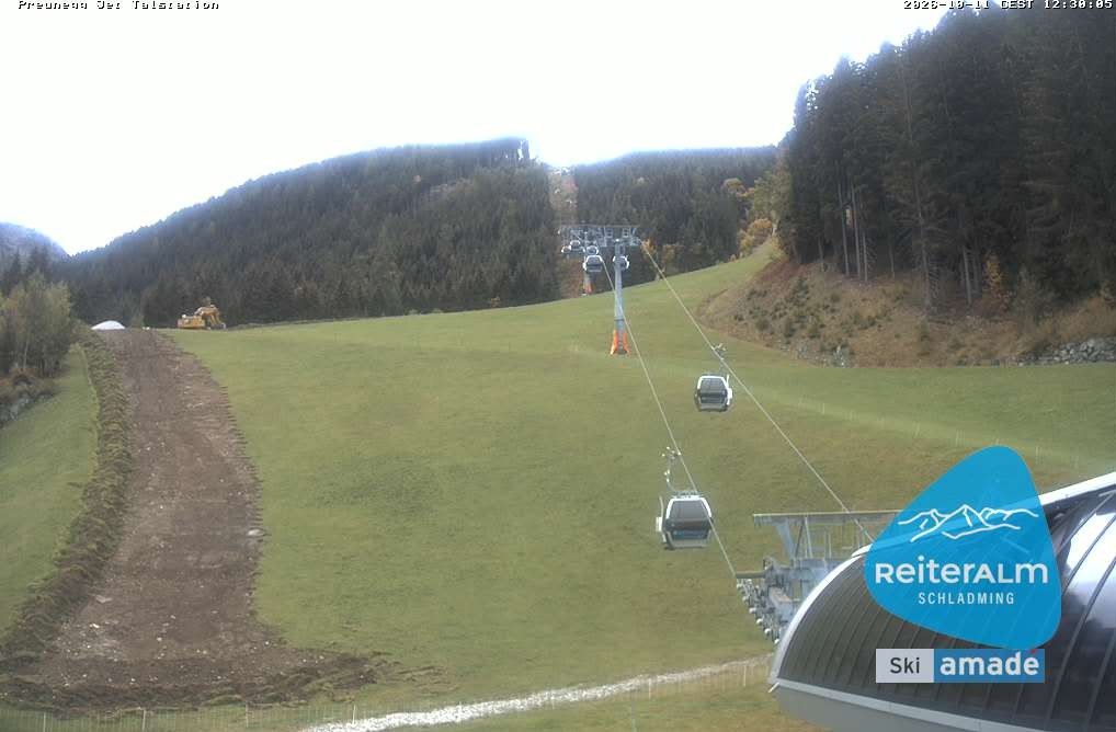 Archiv Foto Webcam Reiteralm - Talstation Preunegg