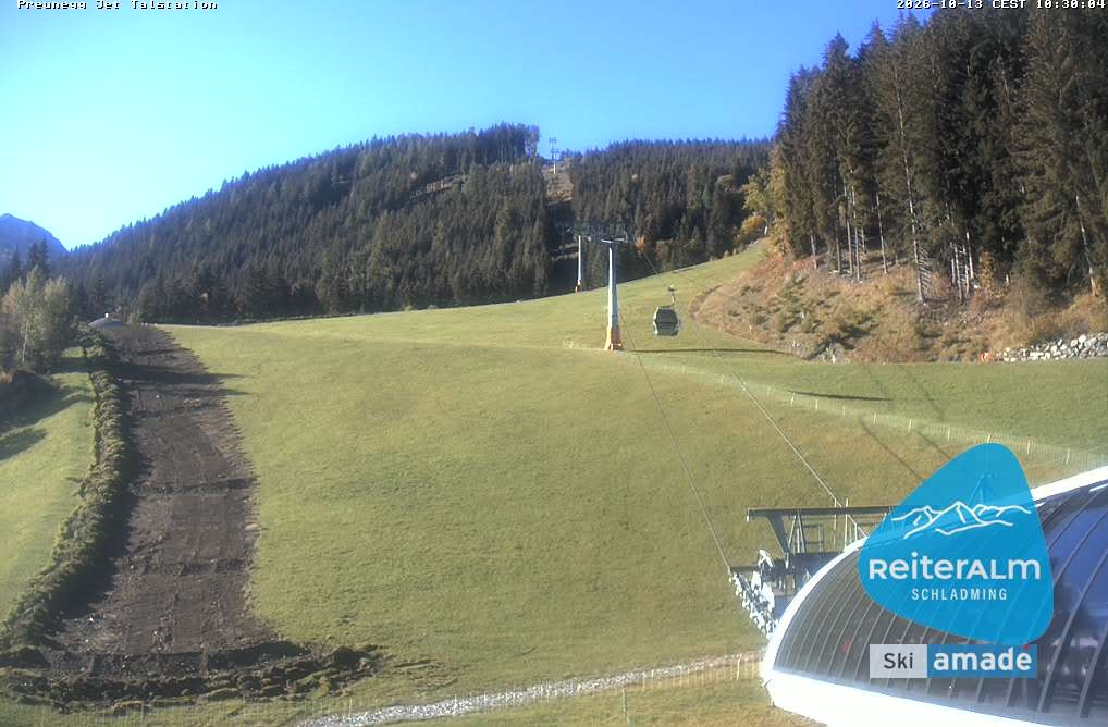 Archiv Foto Webcam Reiteralm - Talstation Preunegg