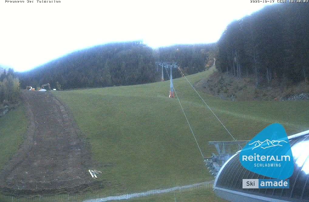 Archiv Foto Webcam Reiteralm - Talstation Preunegg
