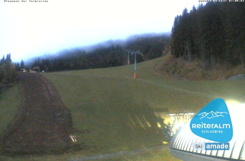 Archived image Webcam Reiteralm: Preunegg Jet Base Station