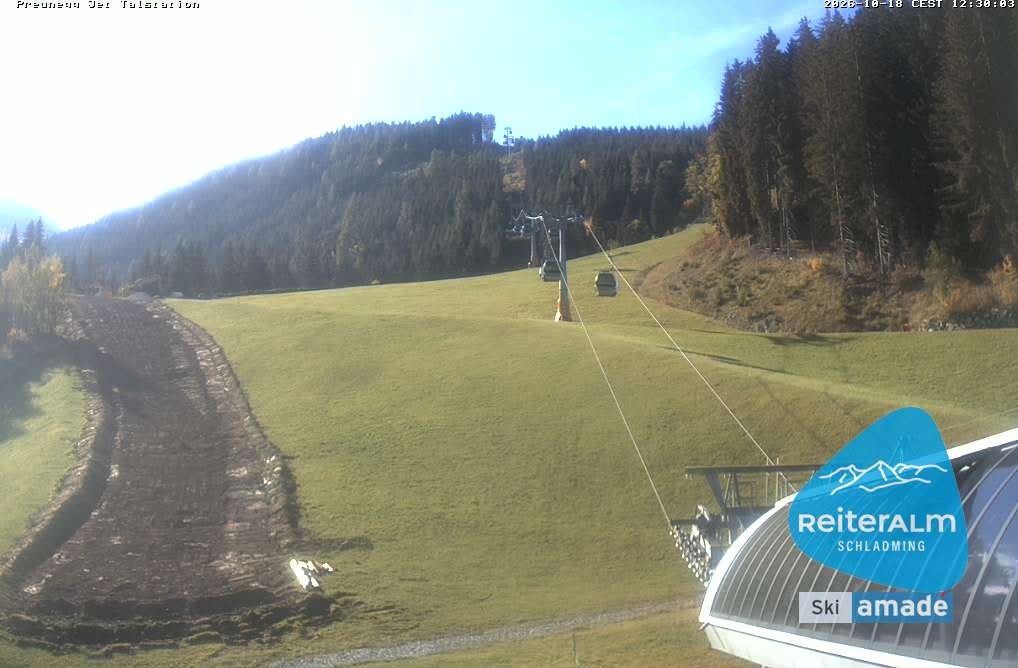 Archived image Webcam Reiteralm: Preunegg Jet Base Station