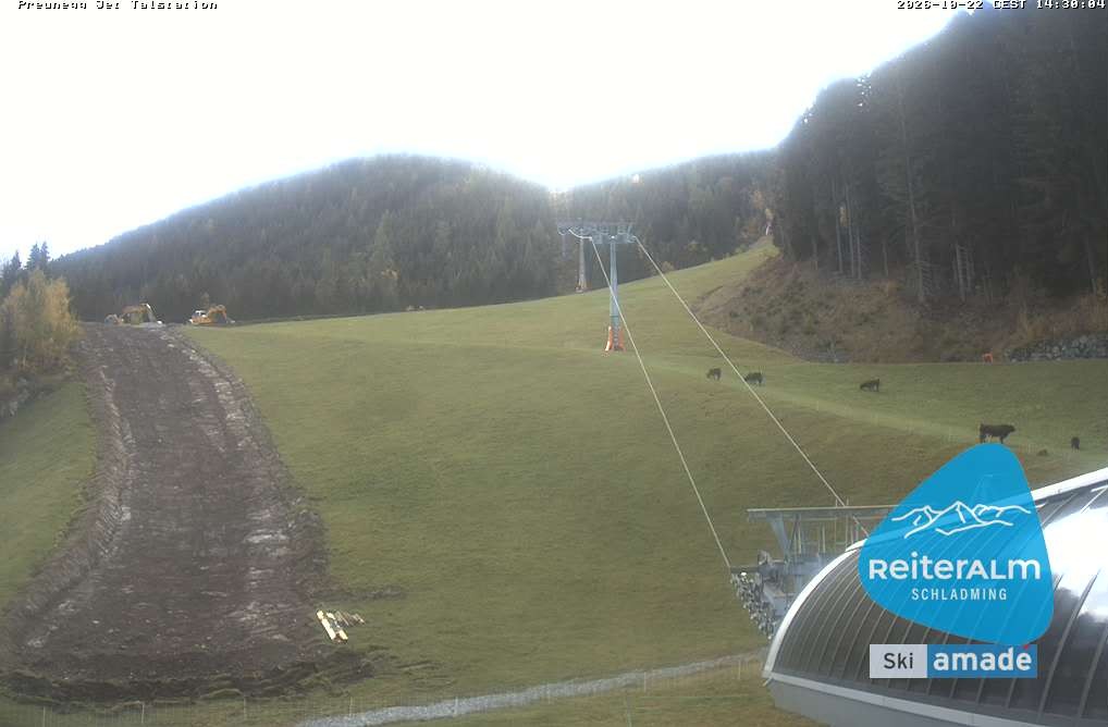 Archiv Foto Webcam Reiteralm - Talstation Preunegg