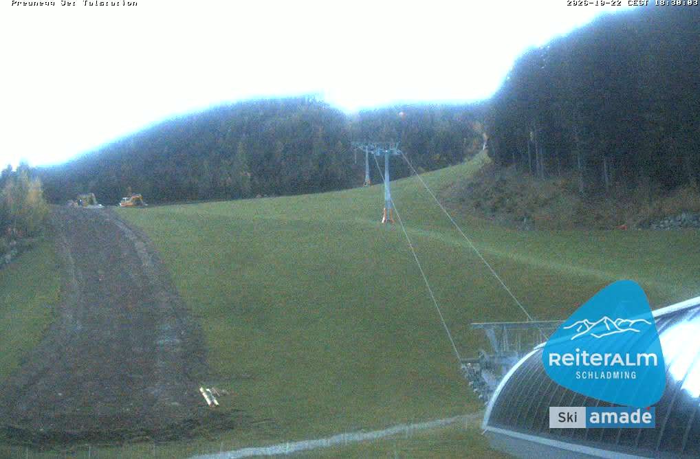 Archiv Foto Webcam Reiteralm - Talstation Preunegg
