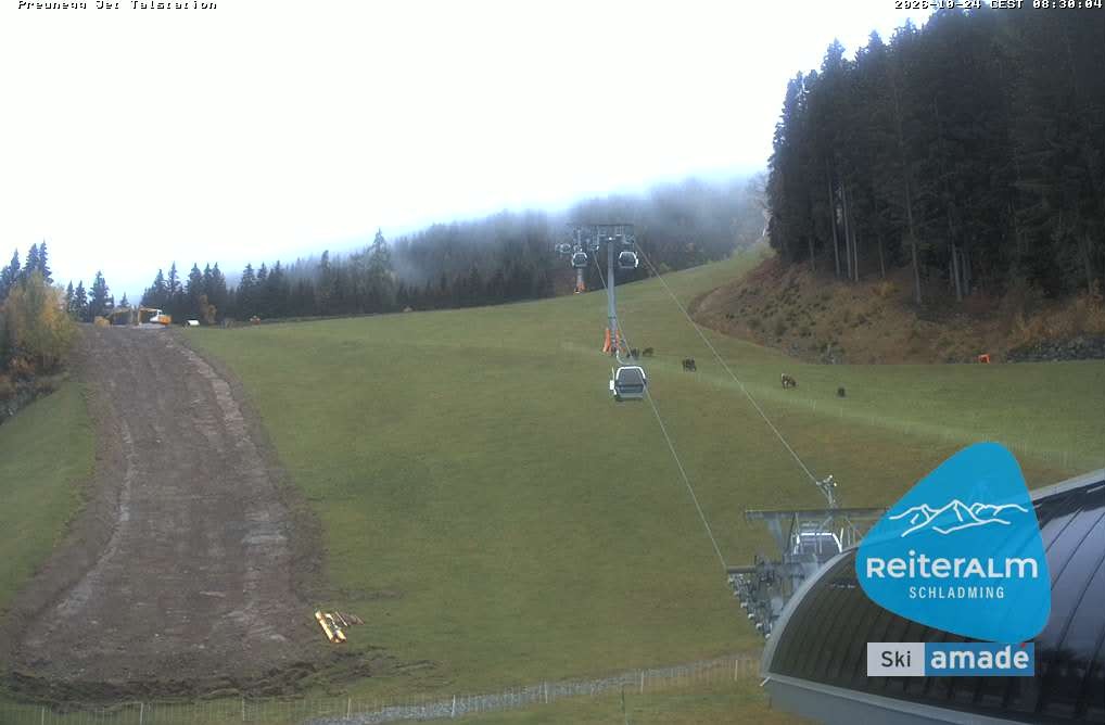 Archived image Webcam Reiteralm: Preunegg Jet Base Station