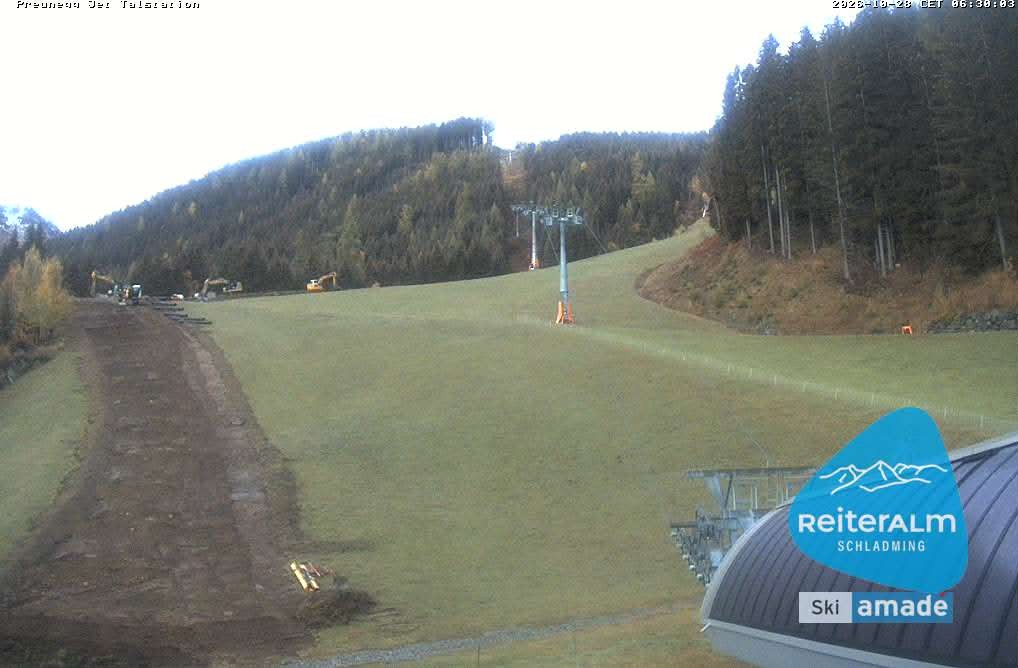 Archiv Foto Webcam Reiteralm - Talstation Preunegg