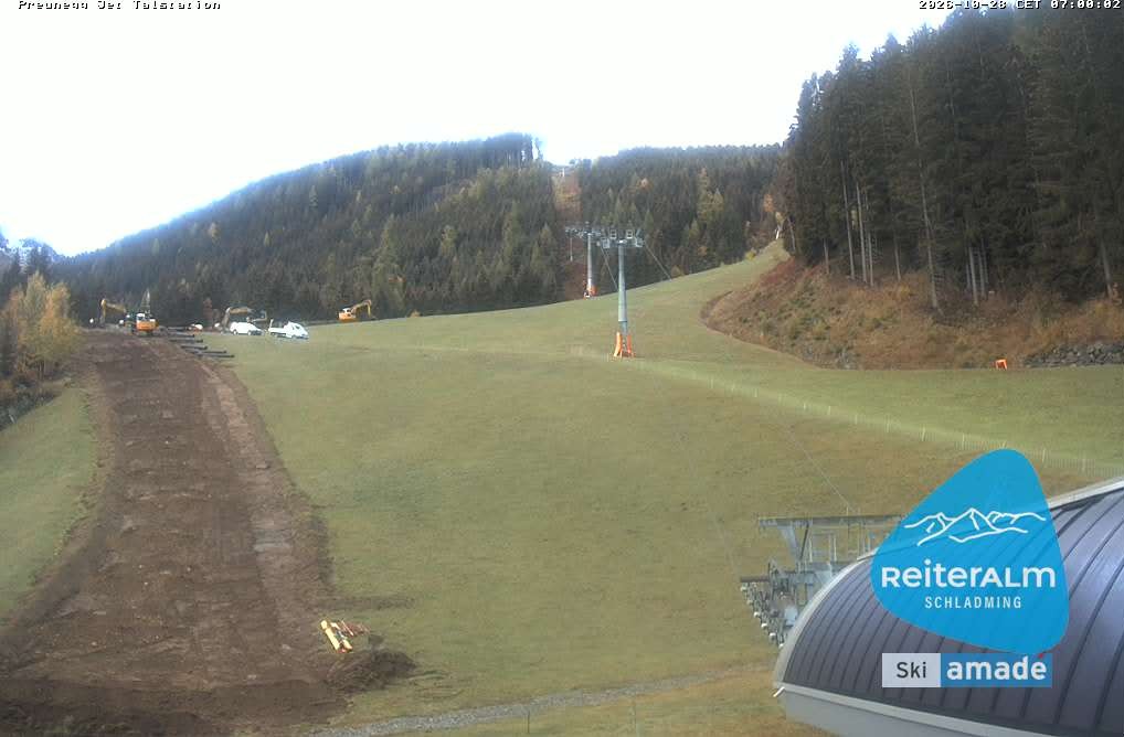 Archiv Foto Webcam Reiteralm - Talstation Preunegg