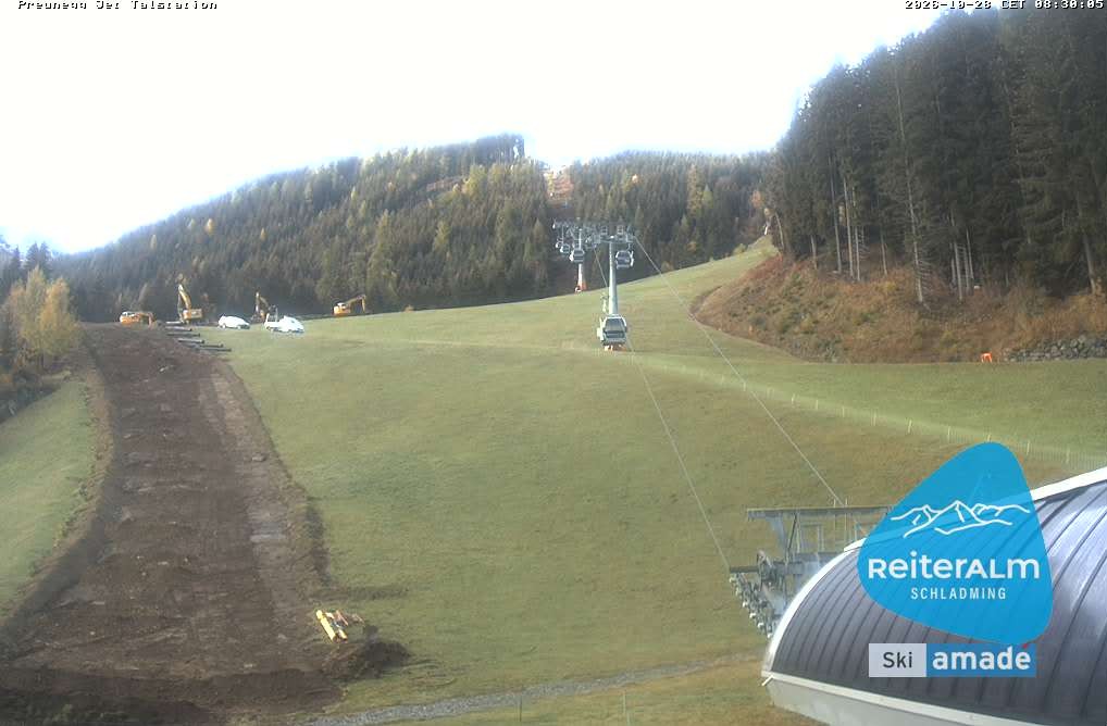 Archiv Foto Webcam Reiteralm - Talstation Preunegg