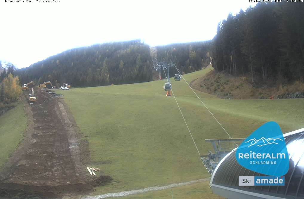 Archiv Foto Webcam Reiteralm - Talstation Preunegg
