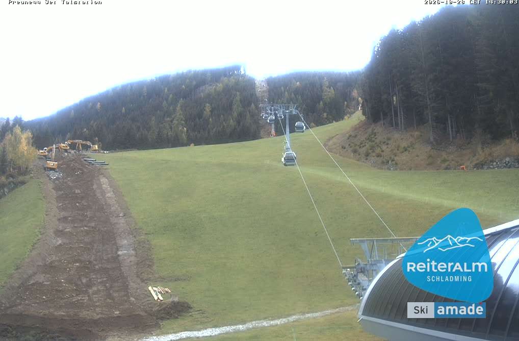 Archiv Foto Webcam Reiteralm - Talstation Preunegg