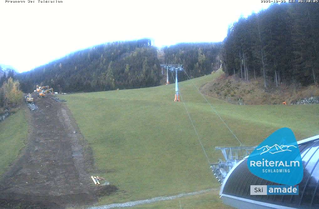 Archiv Foto Webcam Reiteralm - Talstation Preunegg