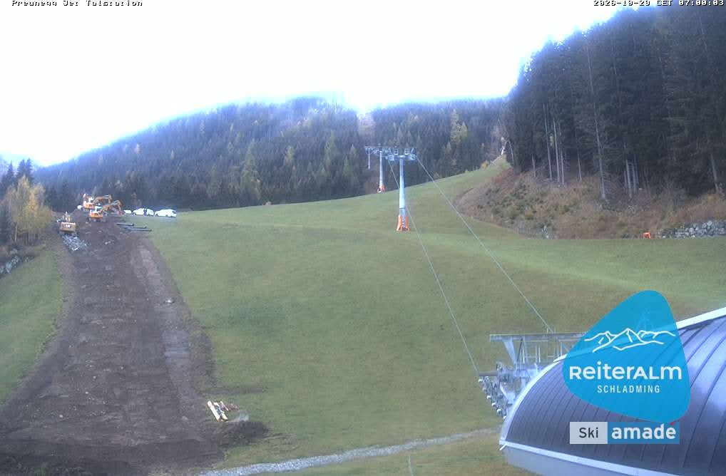 Archiv Foto Webcam Reiteralm - Talstation Preunegg