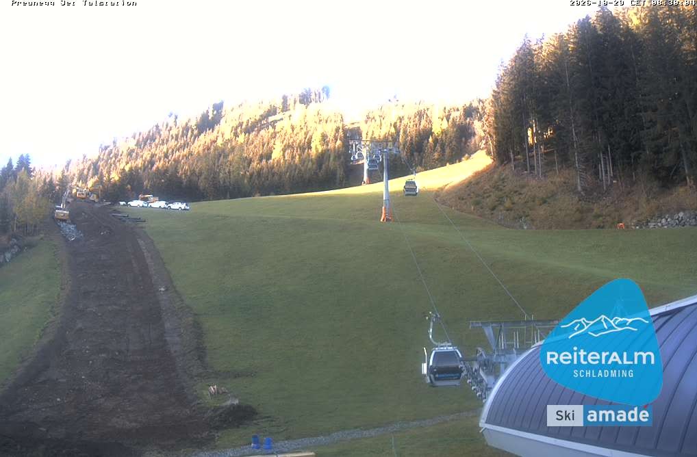 Archiv Foto Webcam Reiteralm - Talstation Preunegg