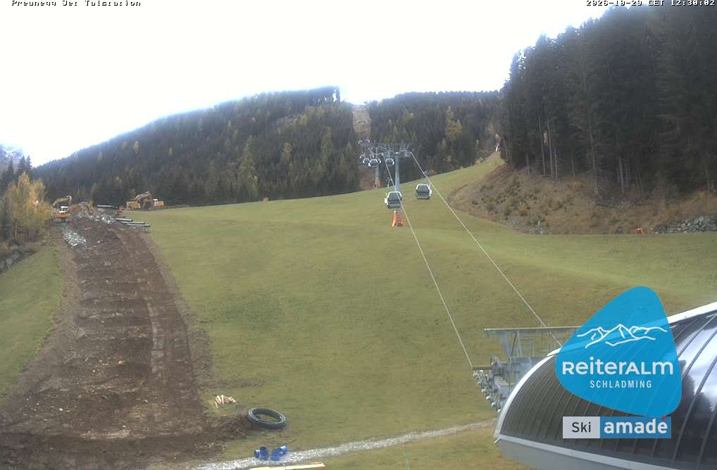 Archiv Foto Webcam Reiteralm - Talstation Preunegg