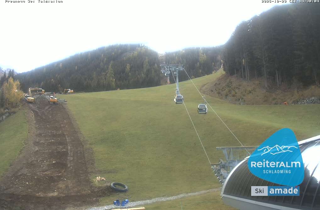 Archiv Foto Webcam Reiteralm - Talstation Preunegg