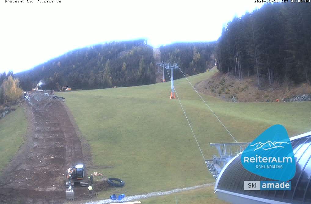 Archiv Foto Webcam Reiteralm - Talstation Preunegg