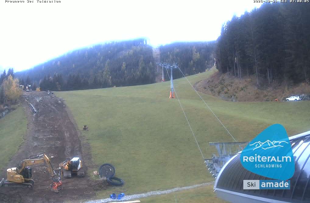 Archiv Foto Webcam Reiteralm - Talstation Preunegg