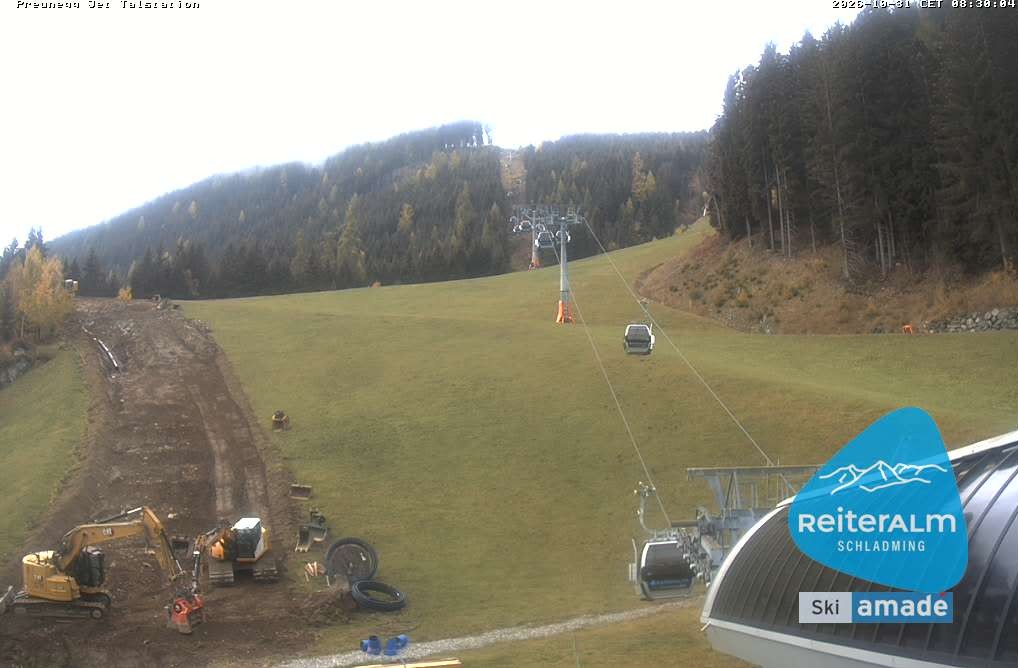 Archiv Foto Webcam Reiteralm - Talstation Preunegg