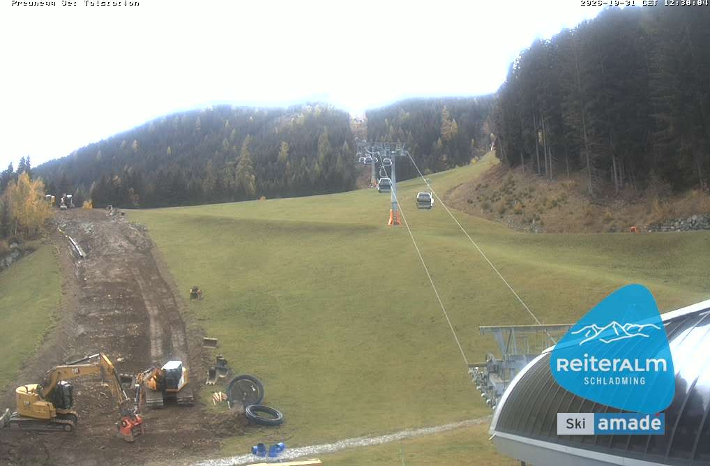 Archiv Foto Webcam Reiteralm - Talstation Preunegg
