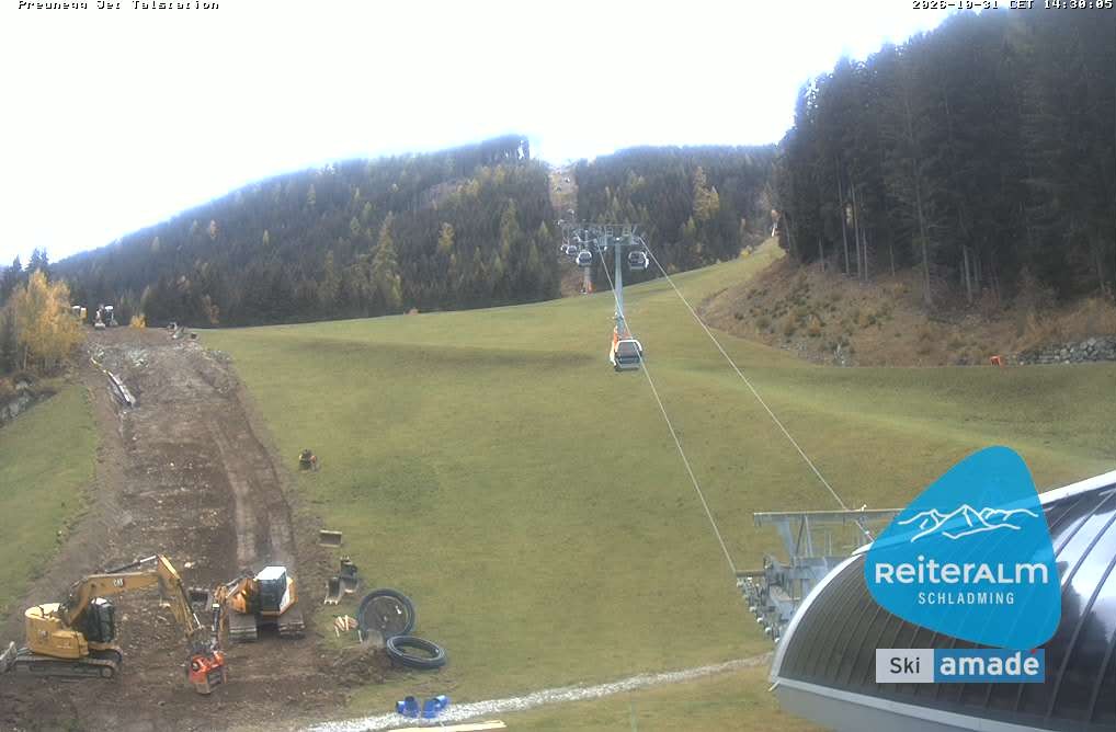 Archiv Foto Webcam Reiteralm - Talstation Preunegg