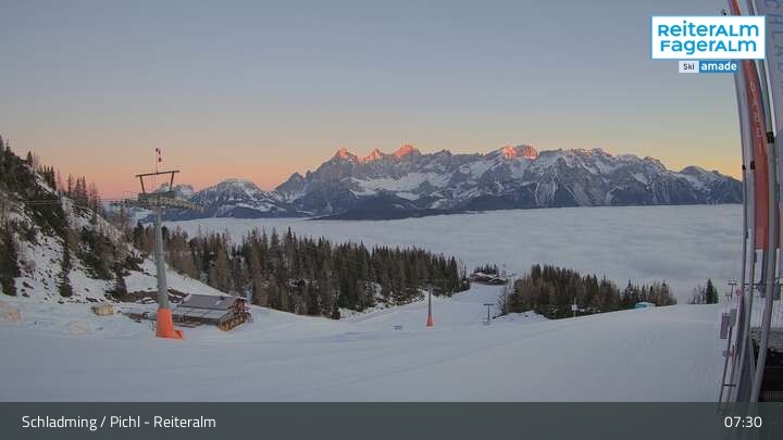 Archiv Foto Webcam Reiteralm - Bergstation Preunegg Jet